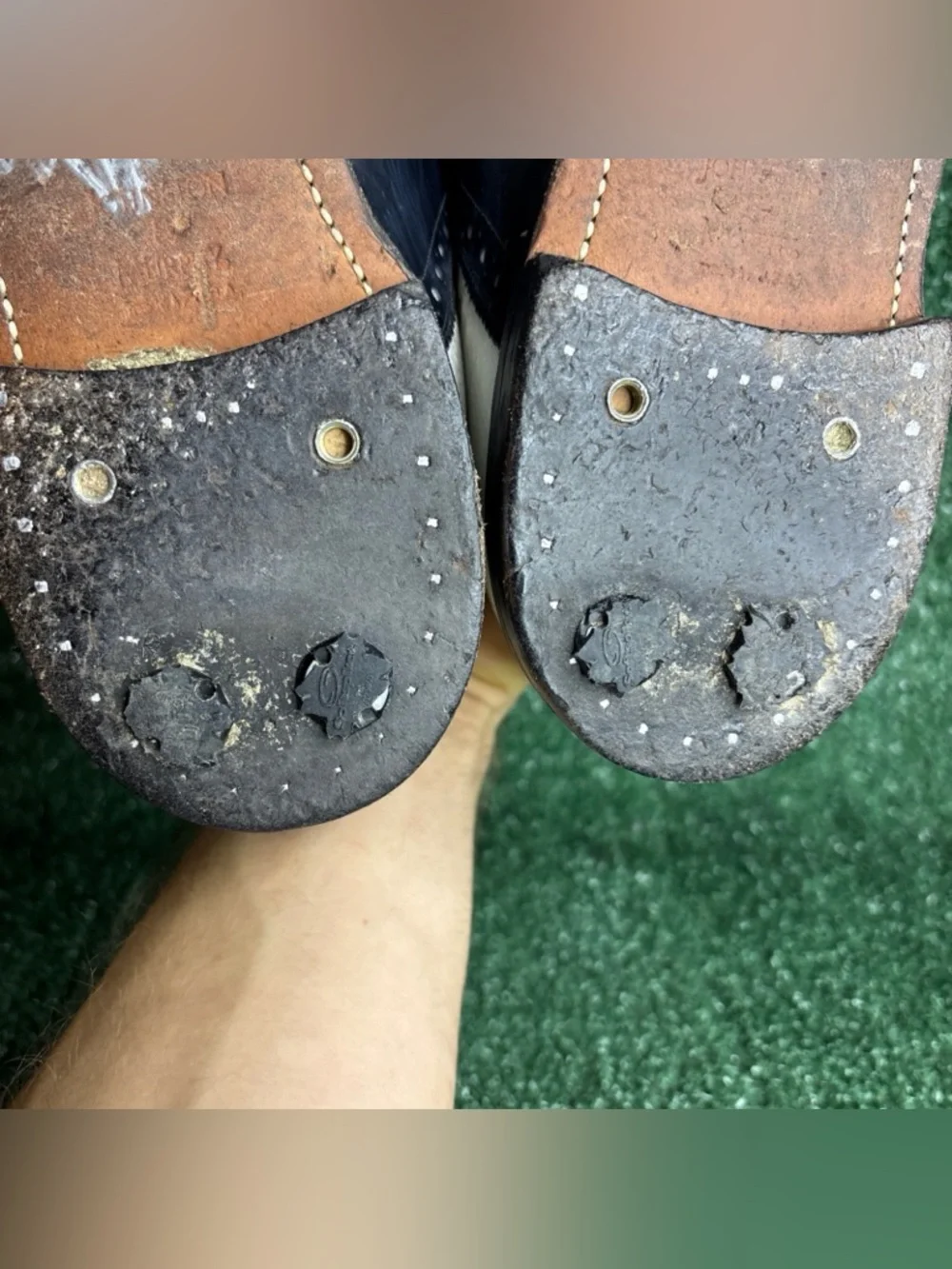 Vintage Johnston & Murphy Spectator Golf‎ Shoes Mens Size 10 D